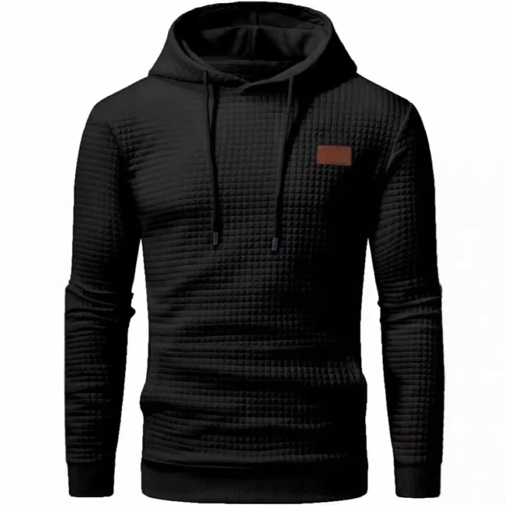 

Осенне-зимняя толстовка в Европе и Америке с капюшоном, жаккардовая толстовка с длинными рукавами и круглым вырезом, пальто из джерси для отдыха