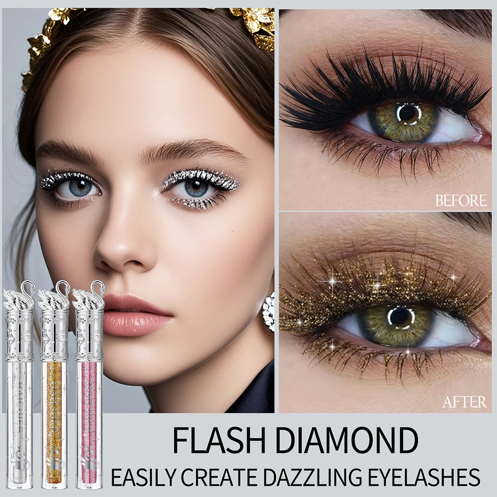 3 色 4D エクストリームボリュームラッシュマスカラ長くするまつげマスカラ長期的な防水メイク輝くアイマスカラ化粧品