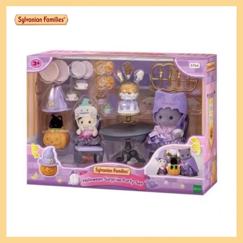 Authentic Sylvanian Families Anime Character Simulation Playhouse Toy Room Decoration Toy Christmas Gift