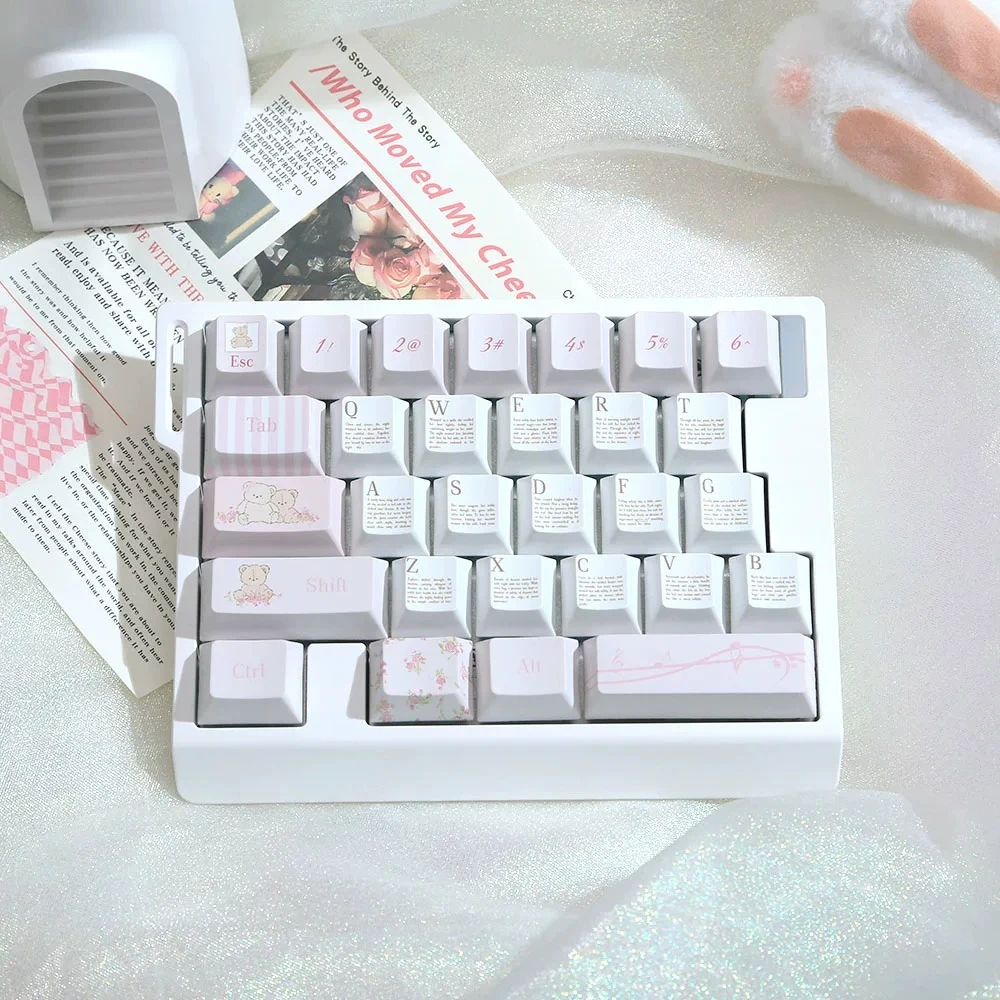 For ZUOYA HE30 Hall Effect Keyboard Customized Wired One-handed Keyboard RGB USB Ergonomics Gaming Office Mechanical Keyboard