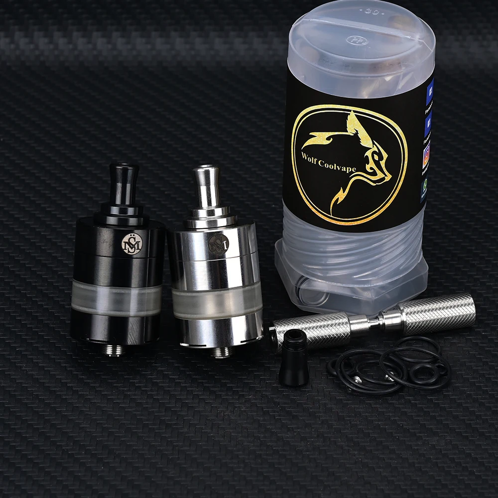 Kayfun X Mini RTA MTL Vape Tank 3.2ml 23mm رذاذ قابل لإعادة البناء لملحقات تعديل لفائف واحدة Vaping