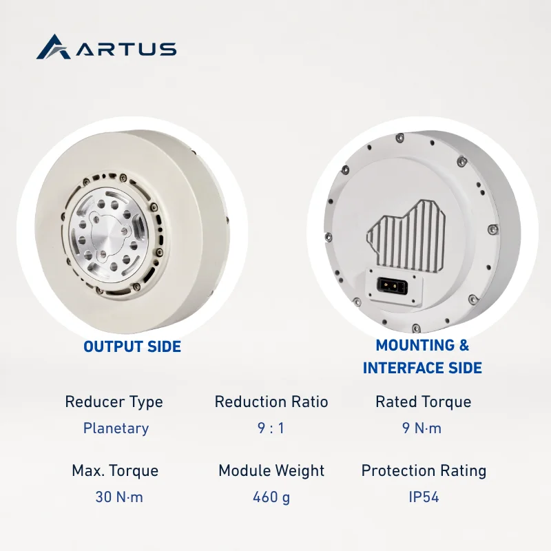 Planetary Robot Joint Actuator 9Nm 95.5mm  Integrated Joint Module APM-095-030-R09 For Humanoid Industrial Robots