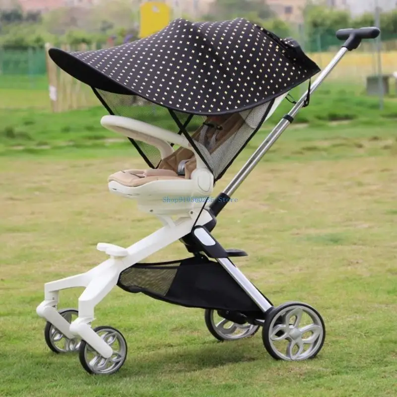 K9ff Cover Sun Cover Portable Baby Stroller Sunshades Shade for Outdoor Activity