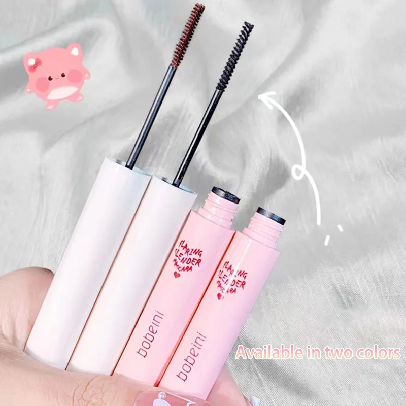 Máscara de pestañas 3d negra y marrón, alarga las pestañas, volumen Extra, pestañas naturales impermeables, maquillaje femenino, Cosméticos Coreanos, máscara de colores