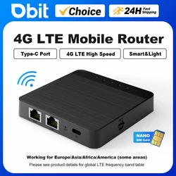 4G LTE WIFI Router 300Mbps Mini Box Wireless Wifi Portable Modem Outdoor Hotspot SIM Card Slot Repeater Supporting Up 30 Users