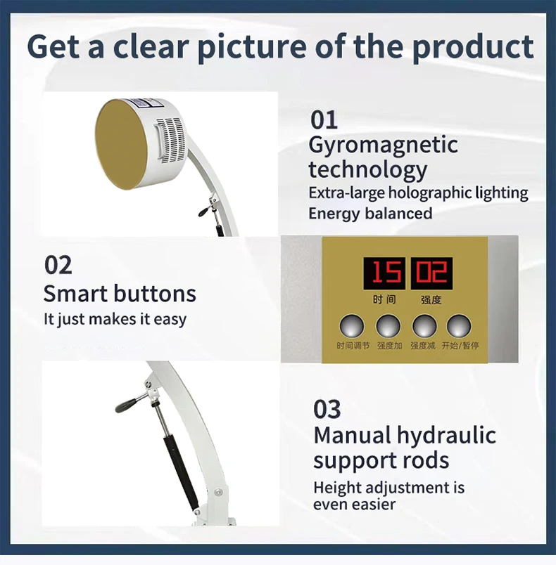 Instrumen Terapi Perbaikan Energi Sel Terahertz Matahari Kecil Asli Instrumen Fisioterapi Nyeri