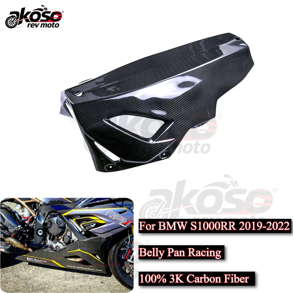 

For BMW S1000RR 2019-2022 Parts Supplies Belly Pan Racing Protector Lower Fairing Panel Kit Carbon Fiber Motorcycles Accessories