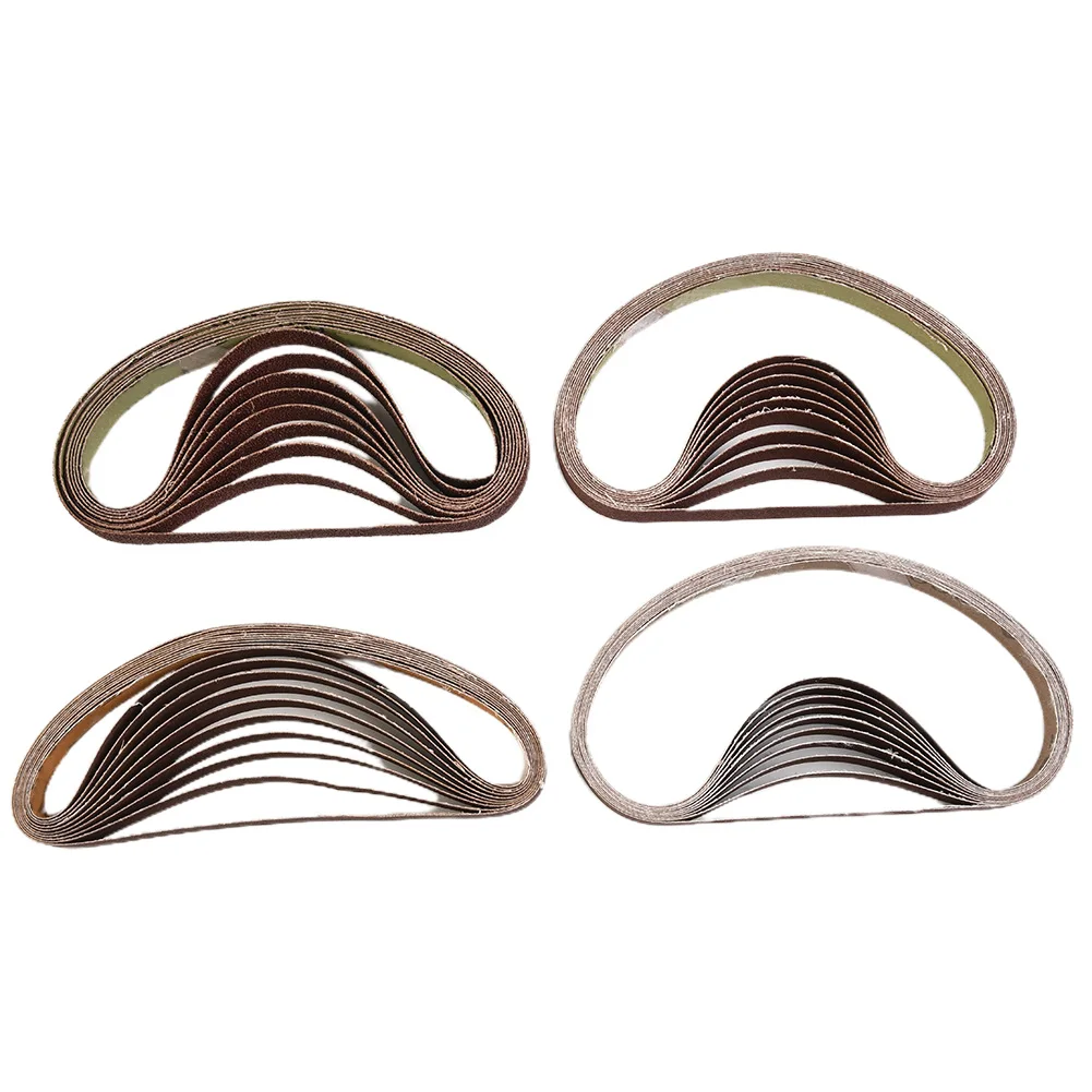 

Equipment High quality New Supplies Accessories Sanding Belt Tools 10pcs 15x452mm 60 120 240 400 600 grit Abrasive Grinder