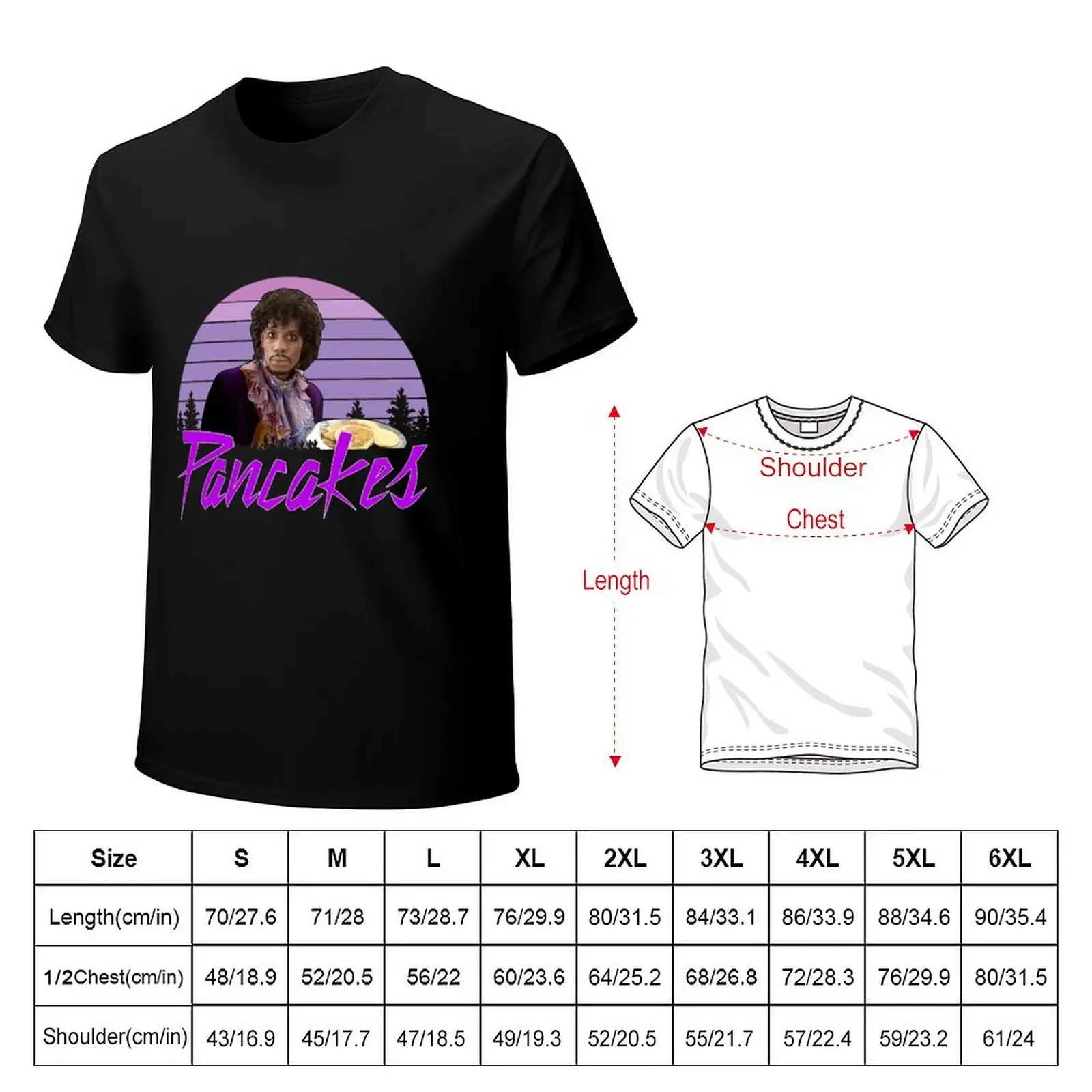 Pancakes Dave Chappelle Prince Chappelle's Show T-Shirt customizeds graphic tee shirt men t shirts