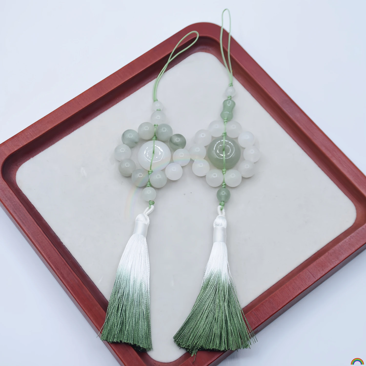 Natural quartzite jade pendant Year by Year Anlan Dongling jade gold wire jade Tianshan Cuifu hanging jade pendant Rwbuy