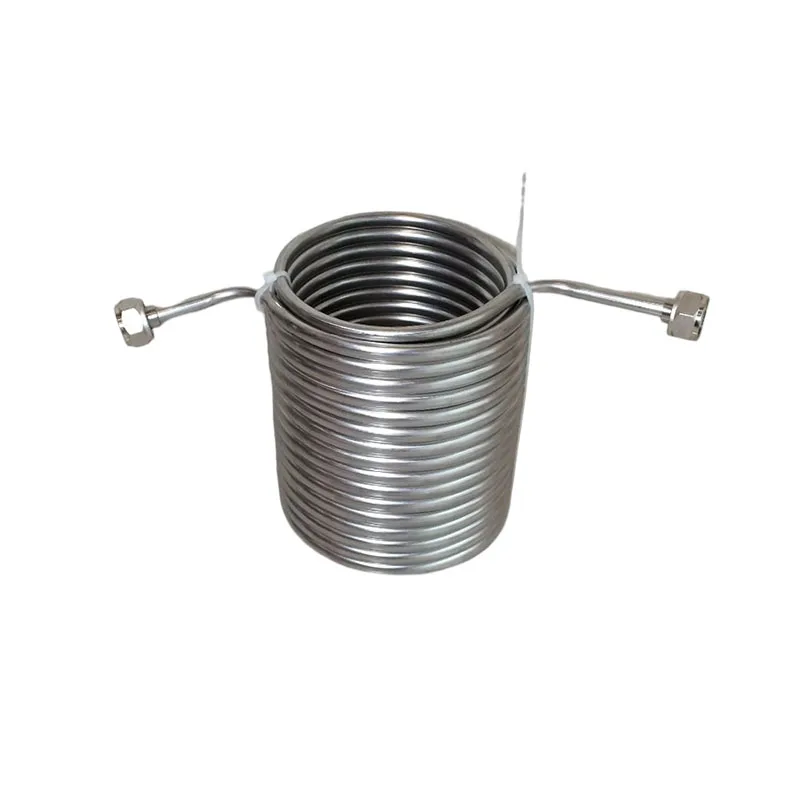 Stainless Steel Beer Cooling Coil, Picnic Brew Beer, 15m Long, Double Layer, Fit for your Joceky Box with 5/8 