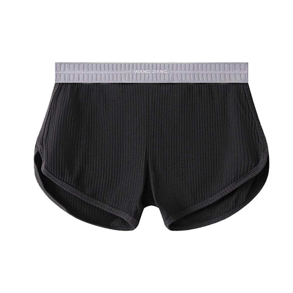 Men Arrow Pants Cotton Shorts Underwear Sports Short Pants Summer Boxer Briefs Removeable Bugle Pouch Flat Boxers