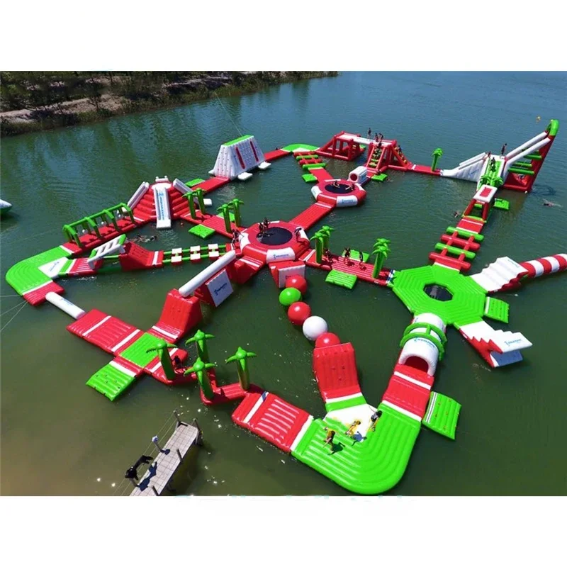 Outdoor Adventure Course - Giant Inflatable Water Park Games Outdoor