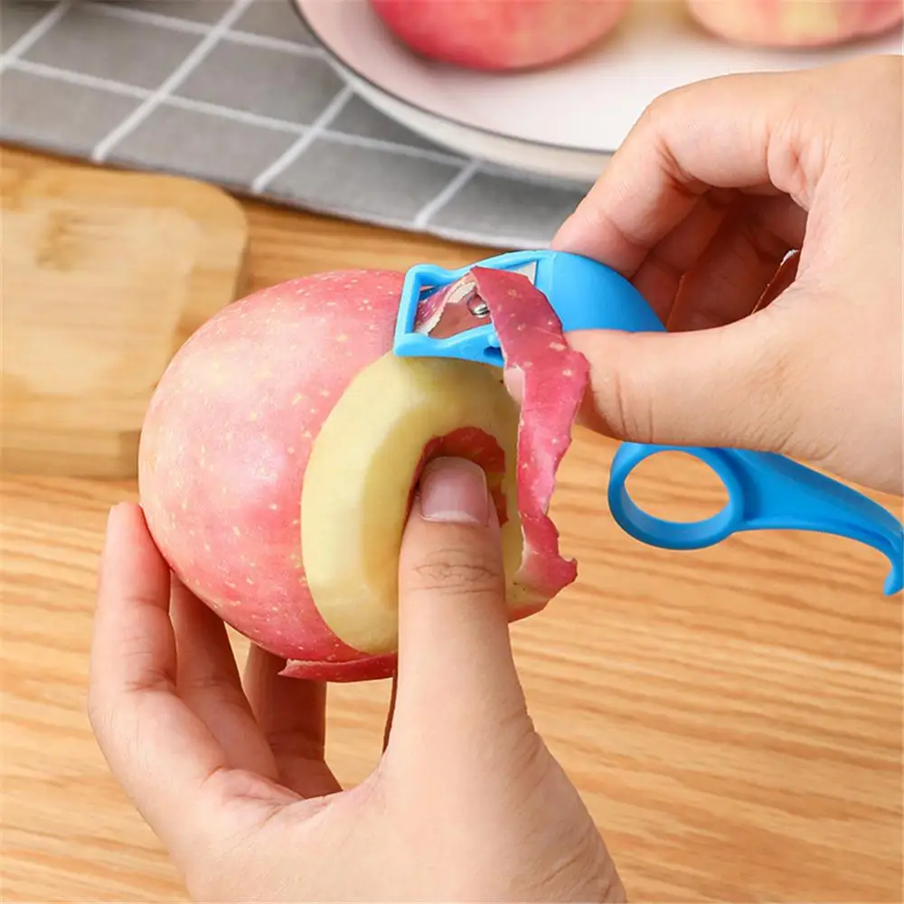 3 In 1 Fruit Peeler Multifunction Vegetable Fruit Knife Plastic Apple Slicer Peel Remove Orange Pear Lemon Peeler Kitchen Gadget