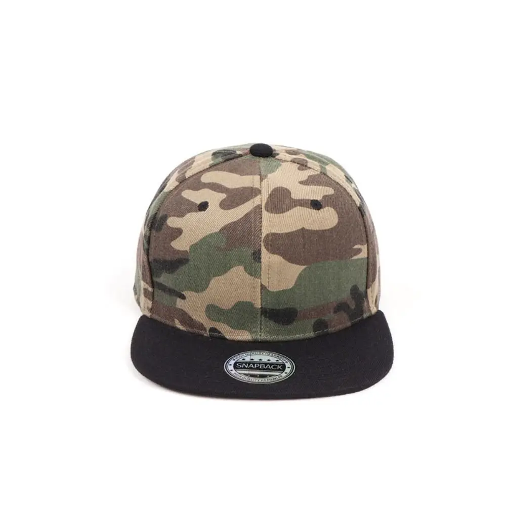 New Plain Outdoor Sun Hat Hip Hop Cap Flat Baseball Cap Snapback Hat Camouflage Hat