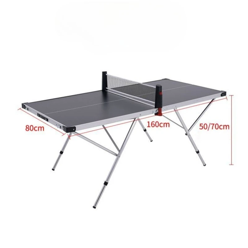 Foldable Table Tennis Table Lightweight Adjustable Height Ping Pong Tables Multifunctional Desks Portable Sports Equipments