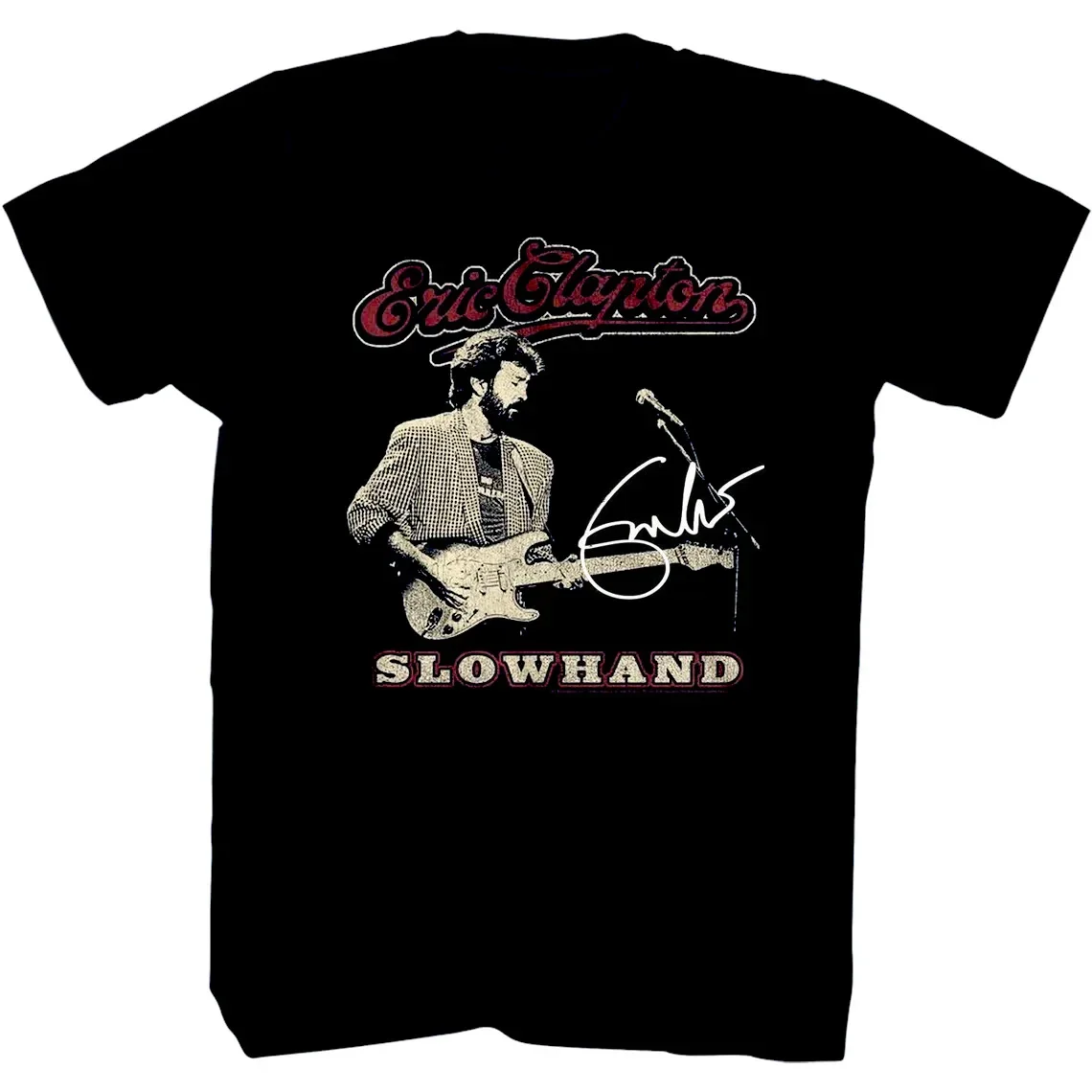 Eric Clapton Slowhand Heavy Cotton Black Shirt All Size S-345XL - Free Shipping