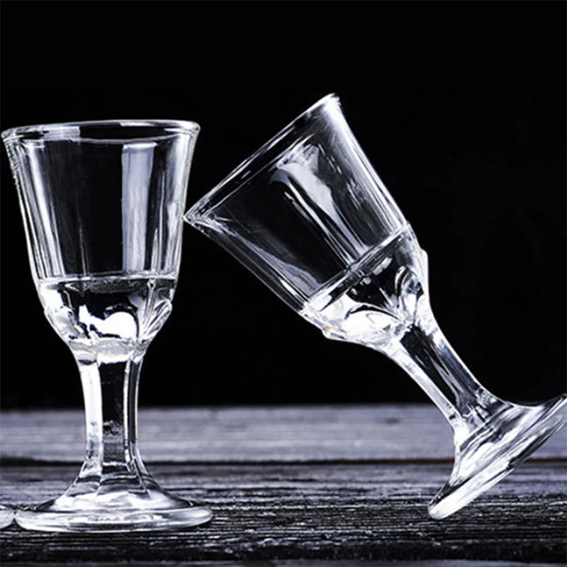 12pcs/6pcs Shot Glass Wine Dispenser 10ml Small Capacity Transparent Cups Exquisite Baijiu Glass Wholesale Goblet Spirits Cups