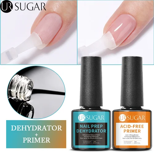 UR SUGAR-deshidratador de preparación de uñas, 7ml, Gel de uñas seco al aire de larga duración, barniz para remojar, diseño artístico de manicura