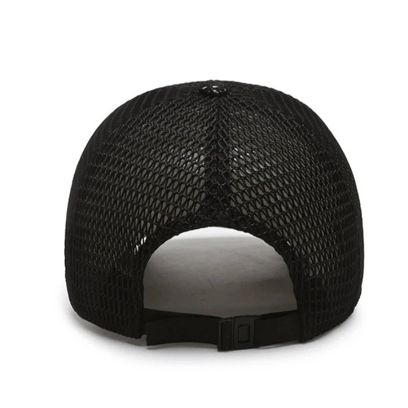Summer Breathable Mesh Duck Tongue Hat Outdoor Hollowed Out Sunshade Sun Protection Cap Casual Adjustable Unisex Baseball Hat