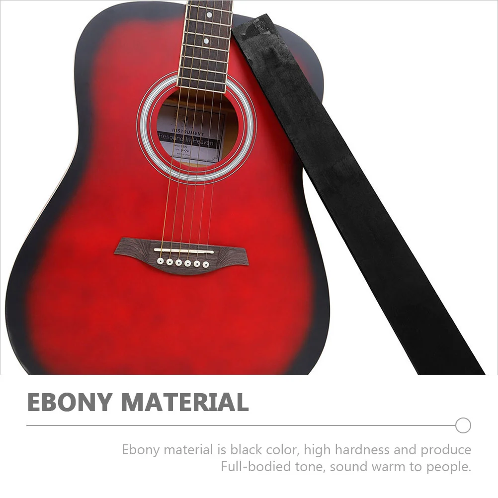 Guitar Ebony Fingerboard Acoustic Accessory Bass Accessories Fretboard Supply Plate