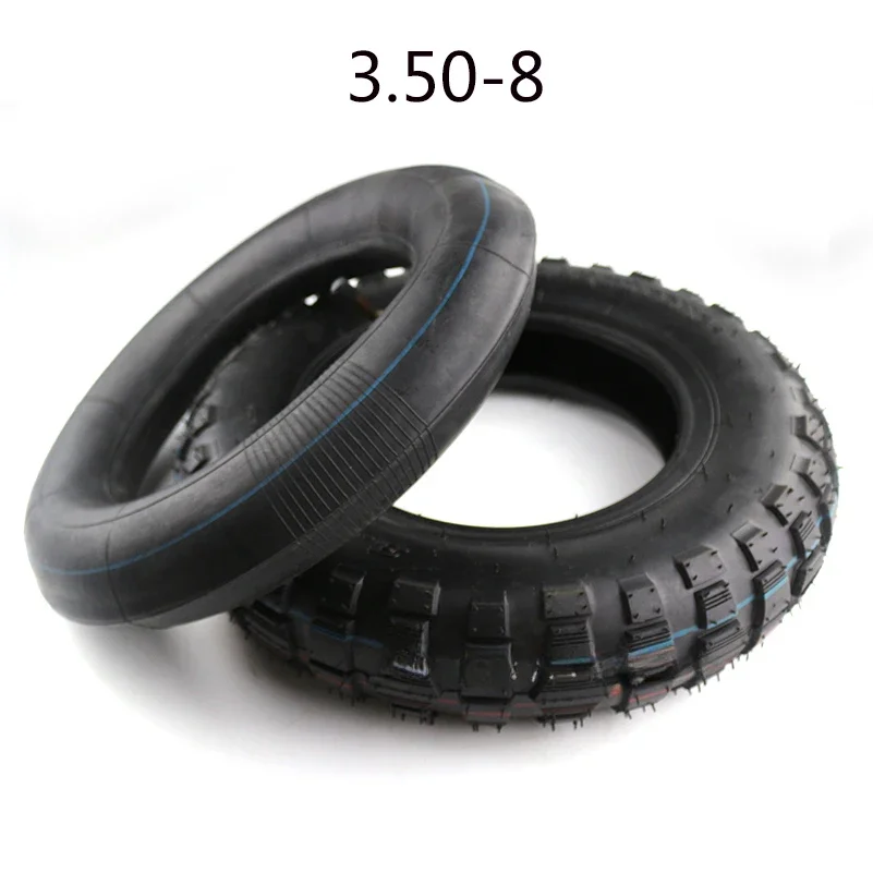 3.50-8 Inch Tires with Inner Tubes Fit Little Monkey Bike Motorcycle Tire