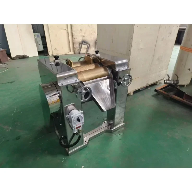 Polyc Chemical Wet Grinding Machine Lab/Prodcution 3 Three Roller Triple Roll Mill for Paint Ink Pigment Dyes Food