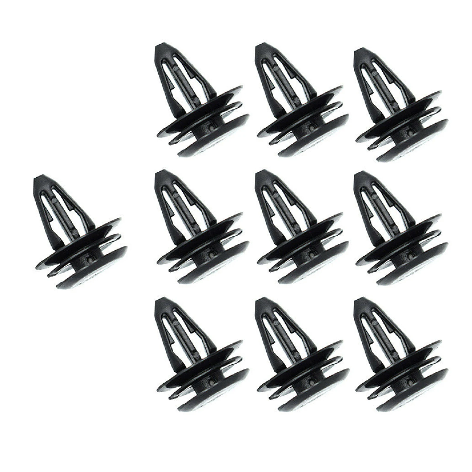 10Pcs Cord Clips Plastic Black 10116060 For MG ZS MG3 Rear Boot Load Cover Parcel Shelf String Cord Clips Retainer Car Accessory
