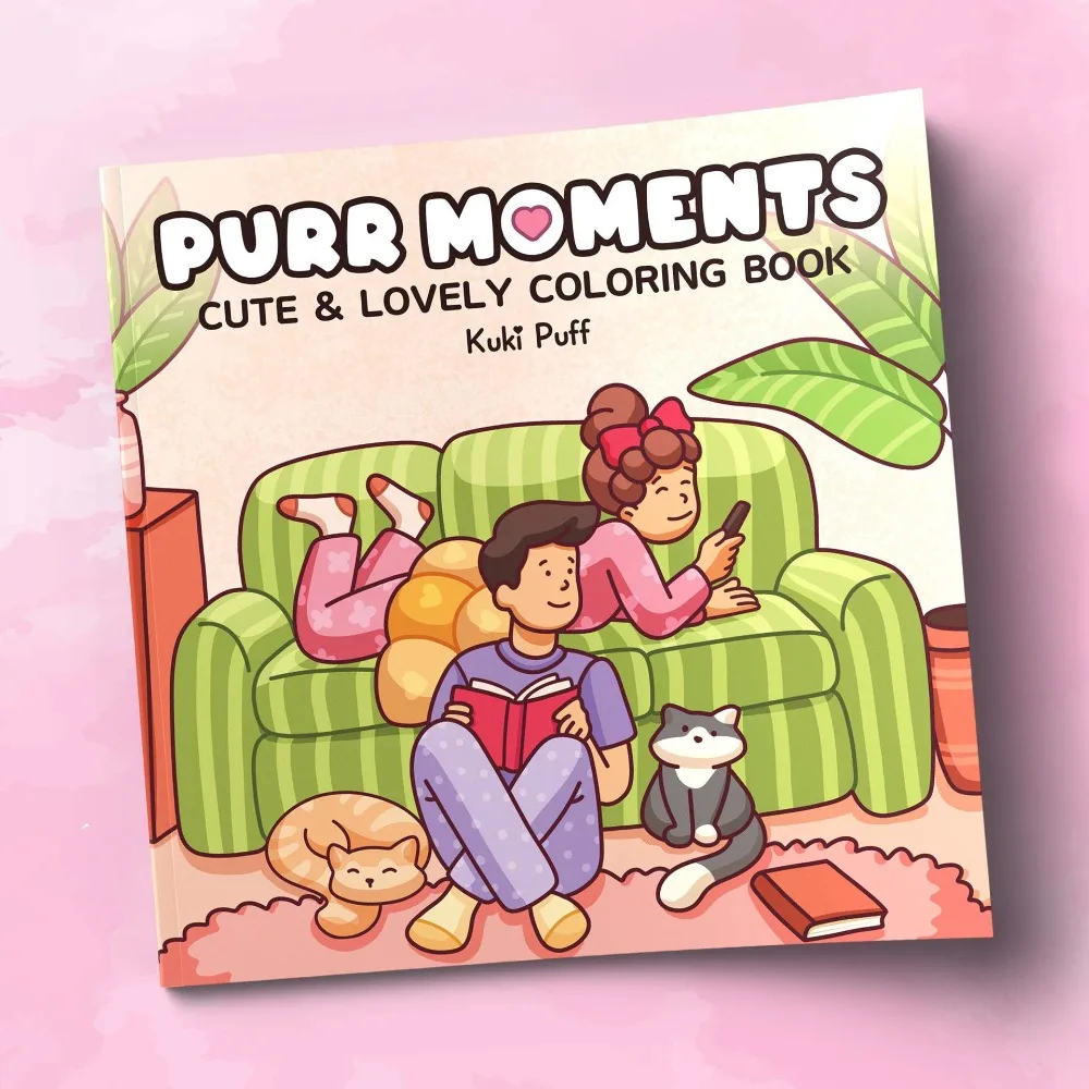 Livro de colorir bonito dos desenhos animados alívio do estresse educacional bolso pintura presente graffiti livro de pintura para adultos e adolescentes