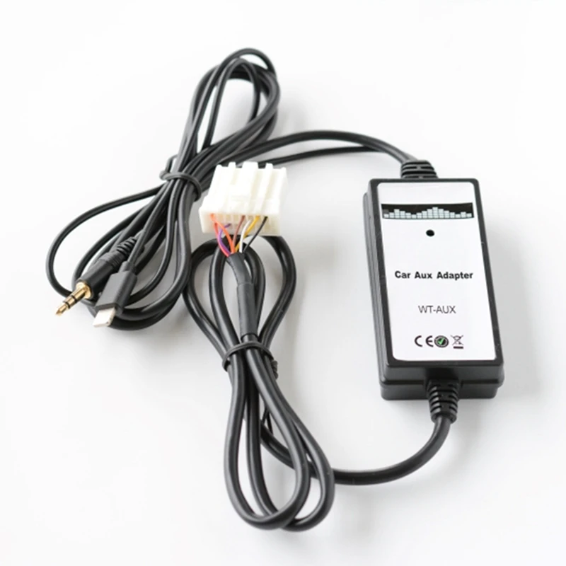 Car AUX Adapter 3.5Mm AUX Interface CD Changer With For IPHONE Charging For Mazda 3 5 6, MPV, CX7