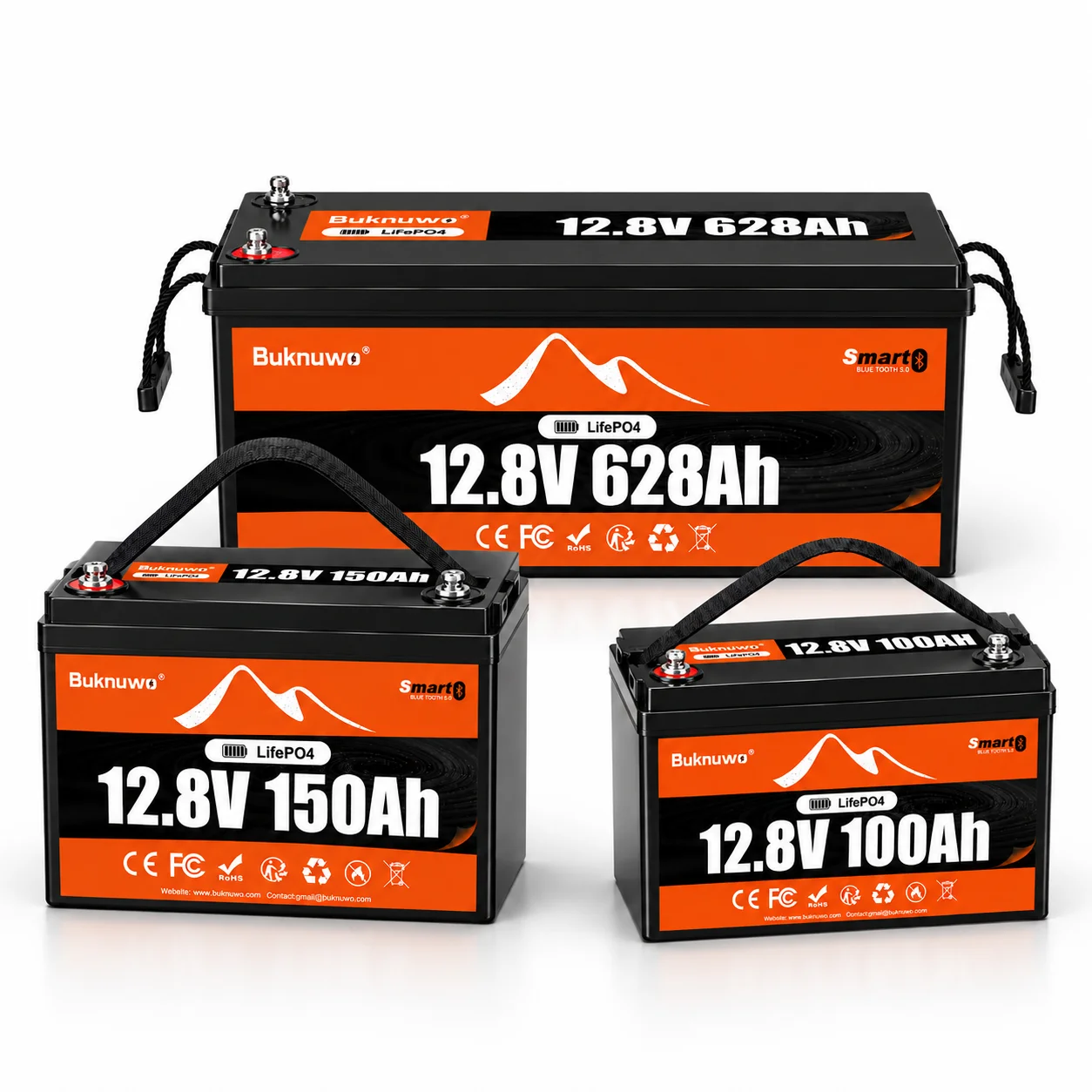 BUKNUWO 딥 사이클 LiFePO4 리튬 배터리, - 12V 100Ah Lifepo4 Bluetooth Bms 리뷰 및 가격