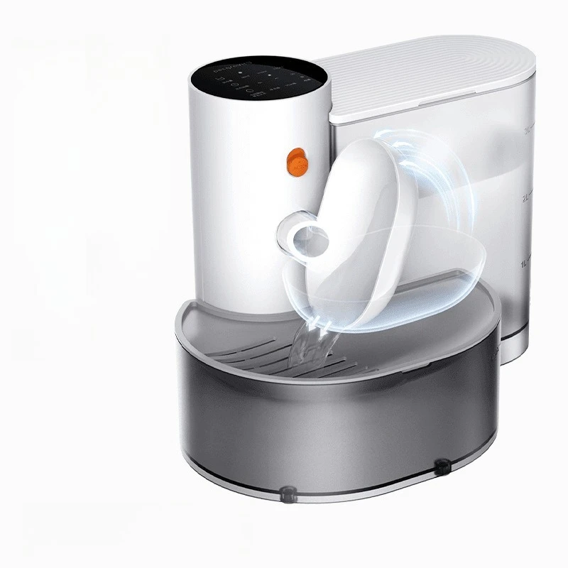 

Dumping cat water dispenser, flowing water, rechargeable automatic water feeder, pet dog water dispenser