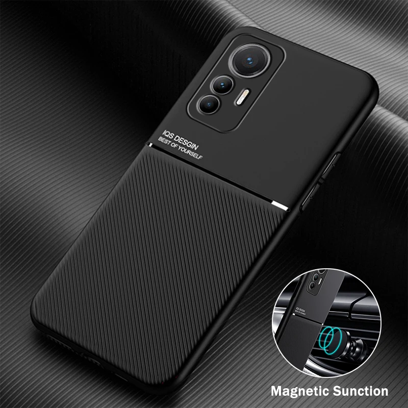 Fundas On Xiaomi12T Magnetic Leather Case For Xiaomi Xiomi Xaomi Xiami Mi12T Mi 12T 12 T Pro 5G TPU Soft Frame Shockproof Fundas