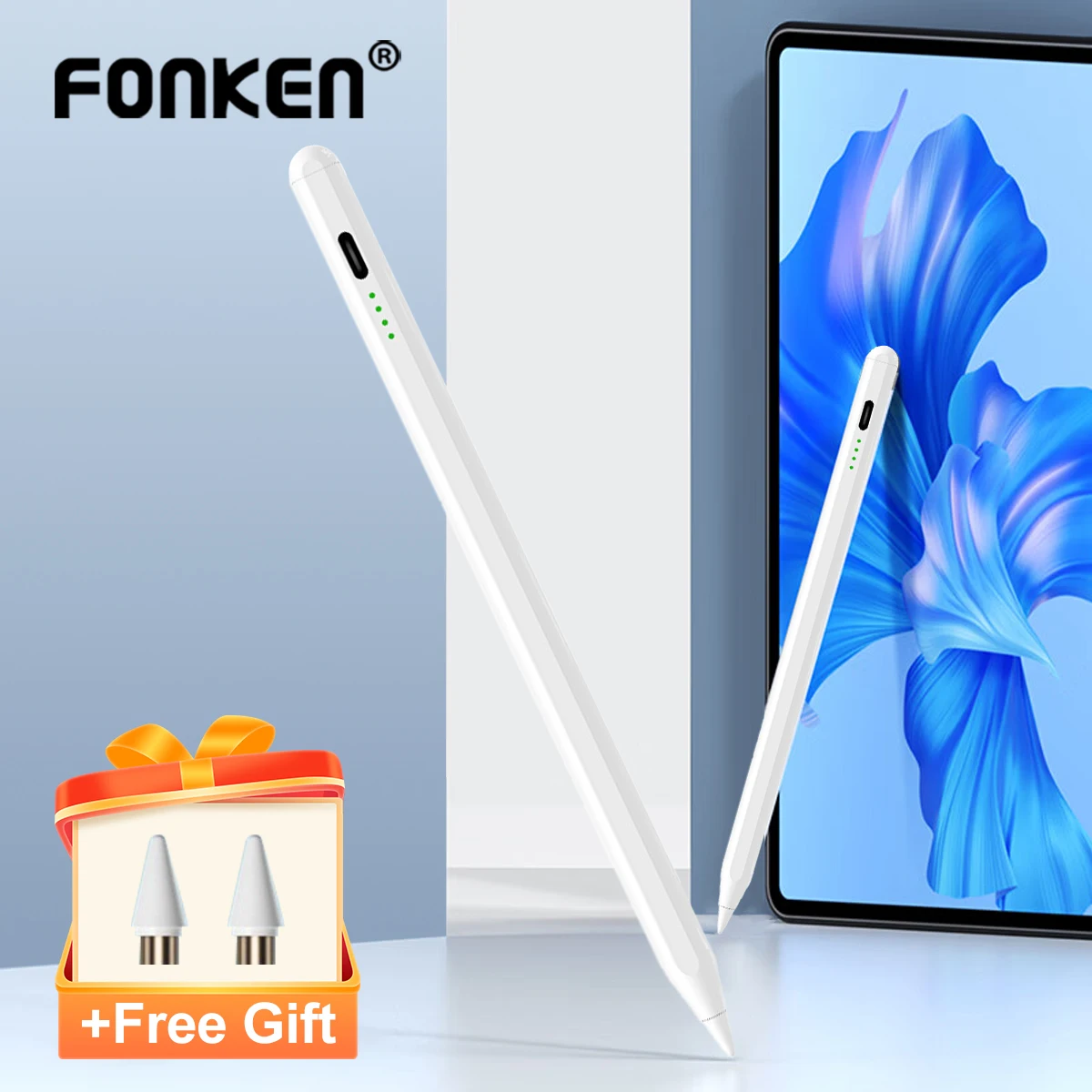 

Universal Tablet Active Stylus Pen For Xiaomi Huawei Samsung Tablet With Power Display For Apple iPad Android Touch Screen Pen