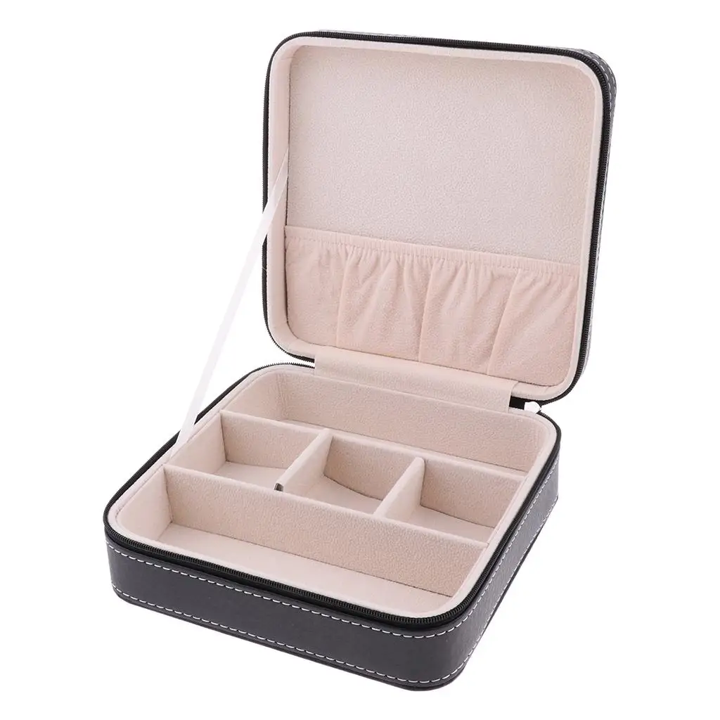 

Дорожный футляр для солнцезащитных очков из искусственной кожи с несколькими отделениями, органайзер для очков, ящик для хранения очков и ювелирных изделий