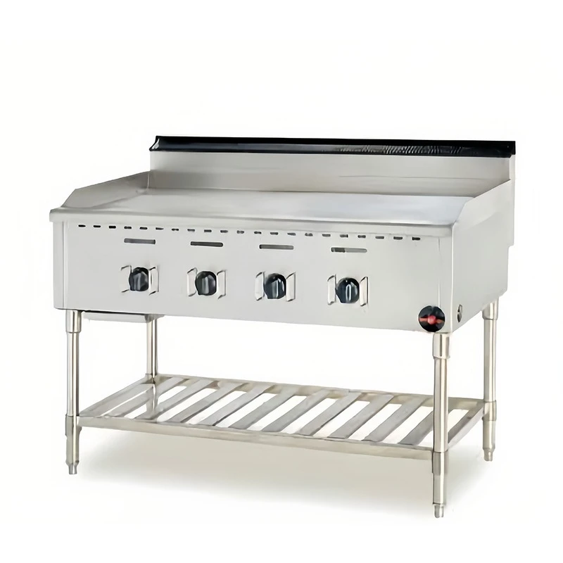 

Commercial gas grilling furnace stall special stainless steel grilling furnace heating flat iron plate