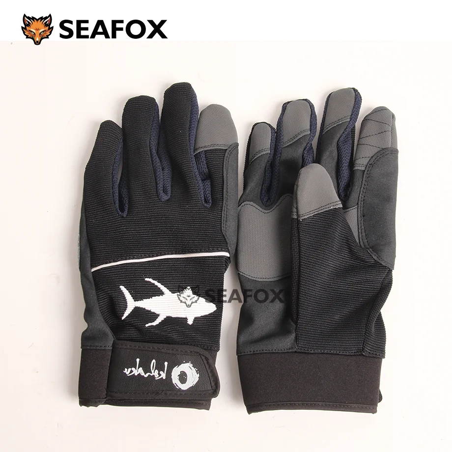 Guantes de pesca impermeables poliéster dedos cerrados - imagen 5