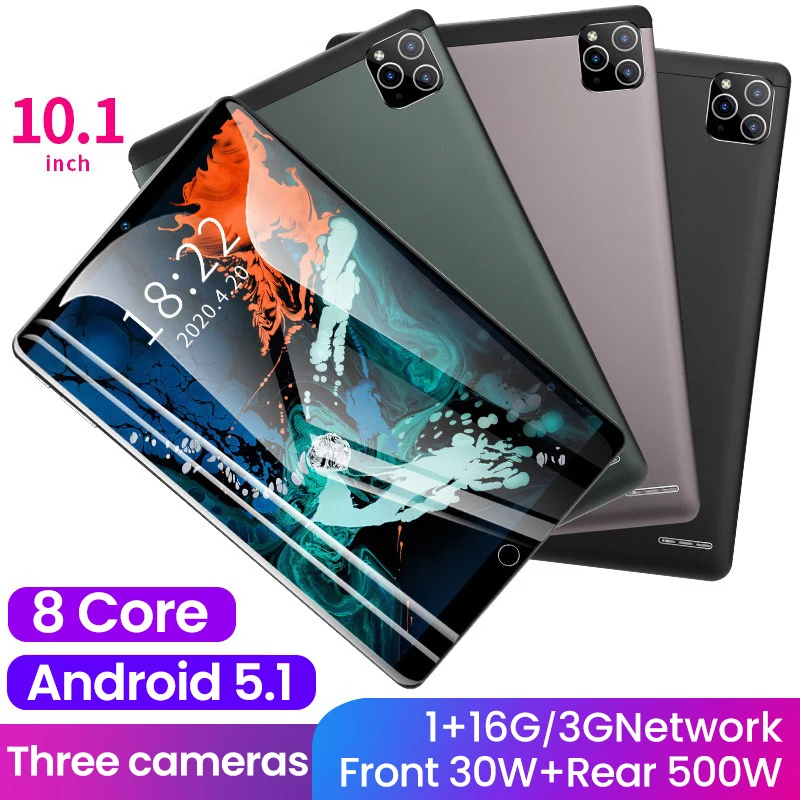 New New Tablet Pc 10.1 Inch Android 5.1 Tablets Octa Core Google Play 3G 4G LTE Phone Call GPS WiFi Bluetooth 10 Inch Glass