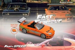 **Pre-order **Fast Speed FS 1:64 Supra A80 Bomex FNF Orange Limited999 Diecast Model Car