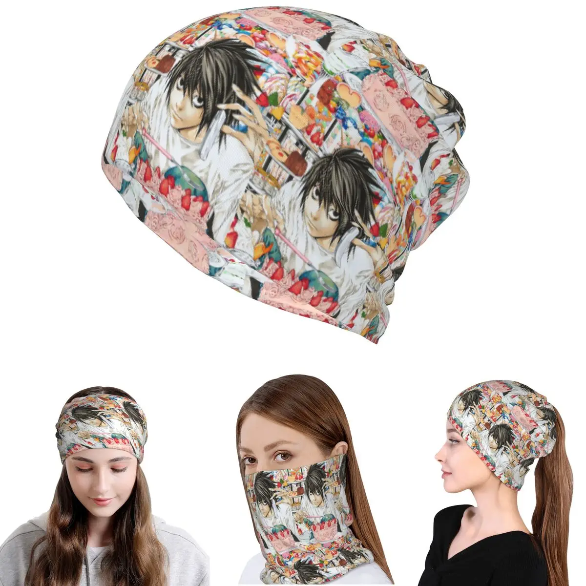 

Многофункциональная балаклава-шарф-бандана Ryuk из аниме «Тетрадь смерти», унисекс, для взрослых, моющаяся