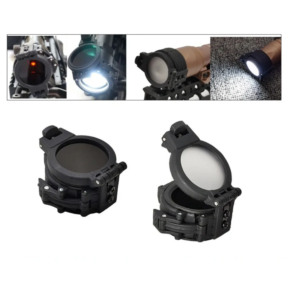 

M300/M600 Series Tactical Flashlight Protective Cover Lens Hood IR Infrared Filter Lamp Hood/Flexor