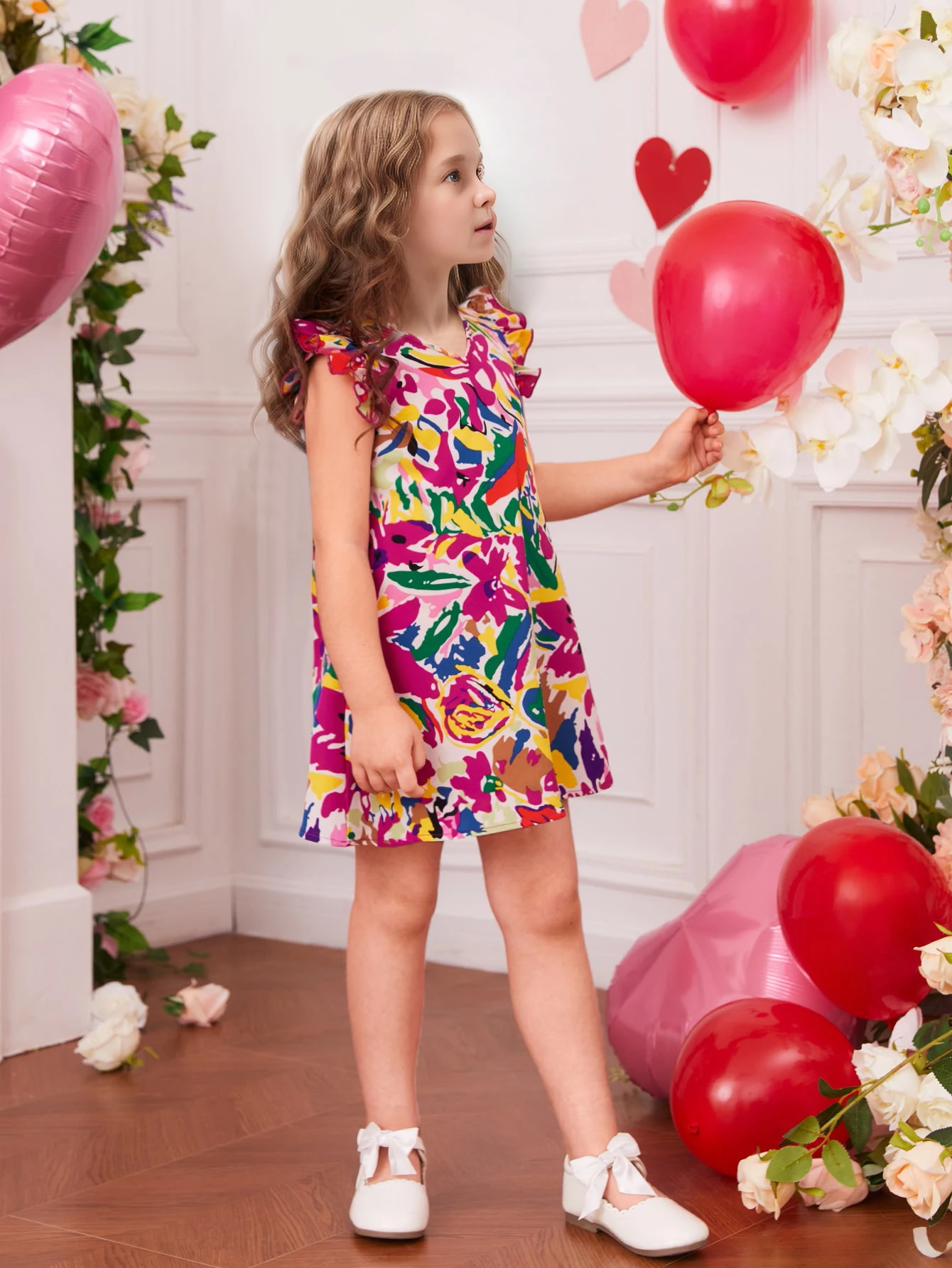 Girls Dress Summer New Baby Girl Fashion Small Flying Sleeve Skirt Children\'s Casual Party Holiday Cute Colorful Dress