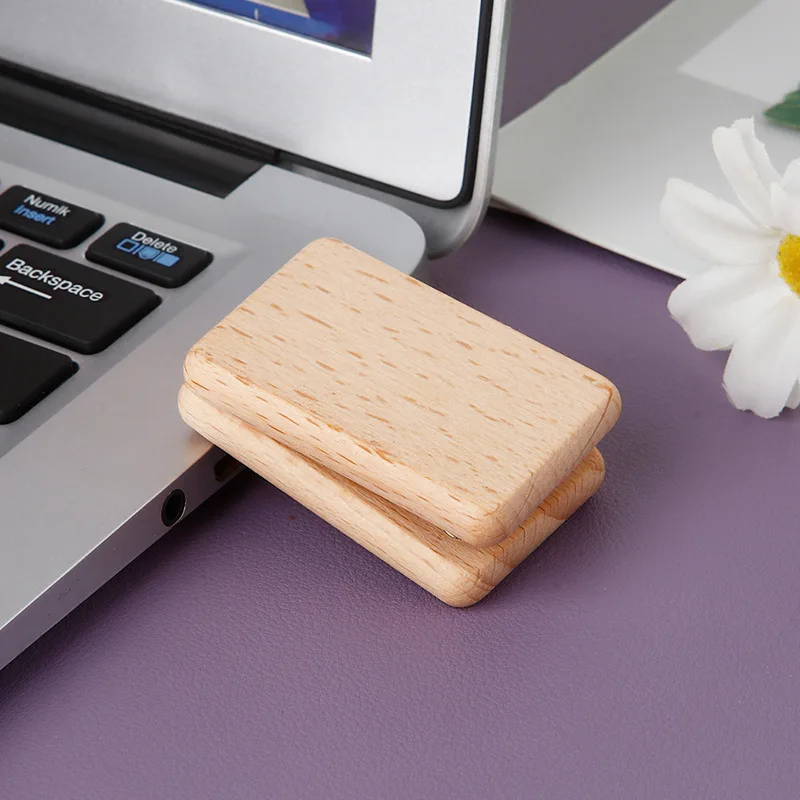 Deslizador magnético transparente de madera de haya, deslizadores de empuje de madera, Mini juguete sensorial, descompresión de ondas de sonido EDC, juguete para autismo TDAH para adultos