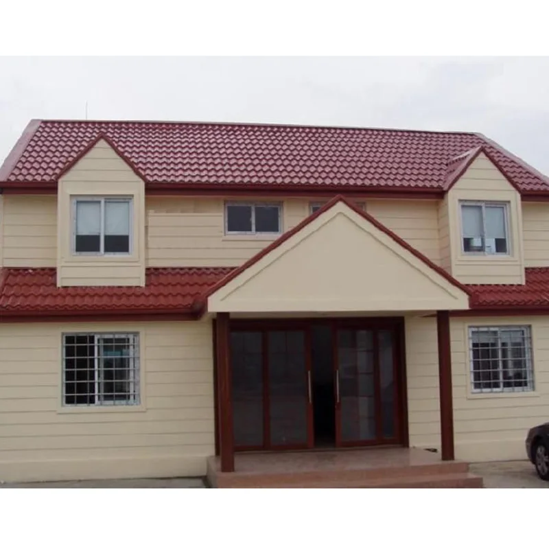 2 Storey 2 Bedroom Modern Light Steel Prefab Villa Modular Home With Bathroom
