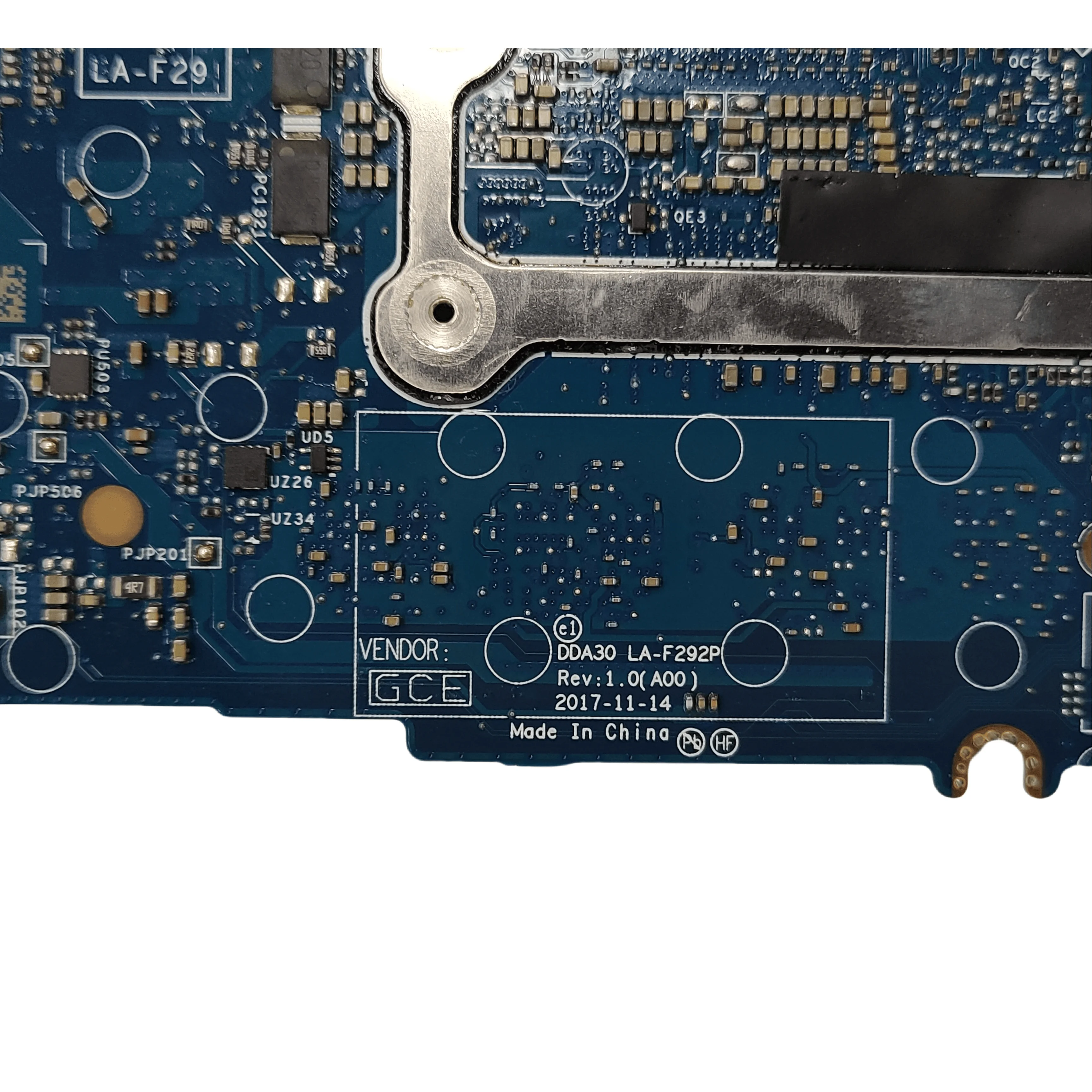 LA-F292P For Dell Latitude 7390 Laptop Motherboard  i5、i7 8th Gen CPU RAM  Notebook Mainboard 100% Tested.