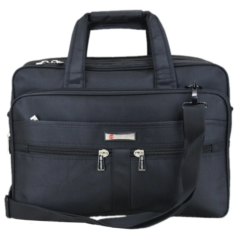 Maletín Oxford de gran capacidad para hombre, bolso de mano multifunción, de negocios, bandolera de hombro, para ordenador portátil de 15,6 pulgadas