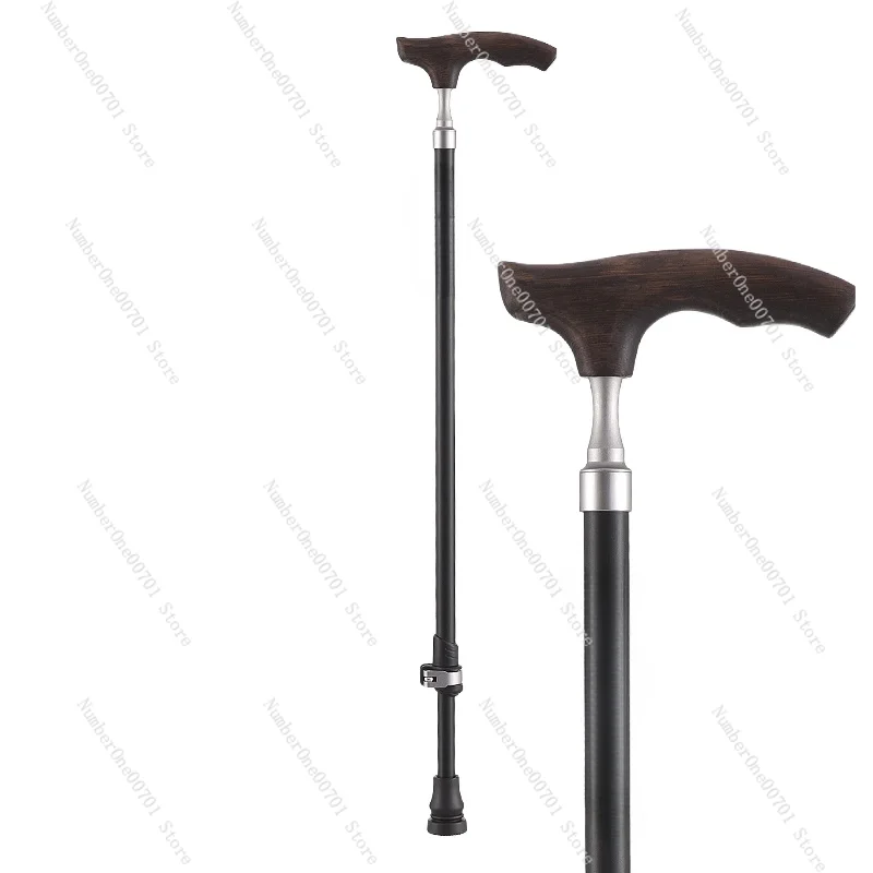 Crutches Stretchable Non-Slip Walking Stick Elderly Cane Small Four-Legged Aluminum Alloy Lightweight Crutches