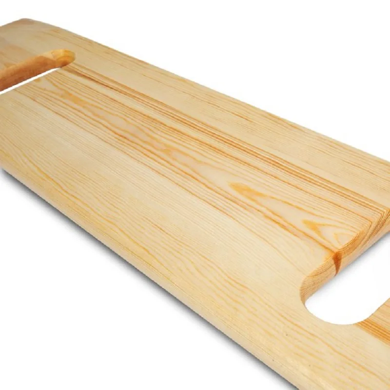 Transfer Board Slide Board Made of Heavy-Duty Wood for Patient Senior and Handicap Move Assist Tool 2 Cut Out Handles Relieve