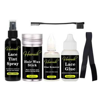 Lace Tint Spray Travel Suit With Lace Glue Waterproof Carried On The Plane Hair Wax Stick Glue Remover For Front Wigs