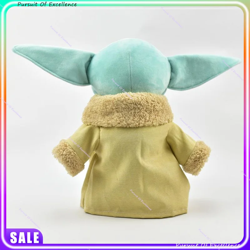 In Stock 15CM Mandalorian Baby Plush Keychain Cartoon Anime Backpack Decoration Trendy Stuffed Doll Holiday Gifts
